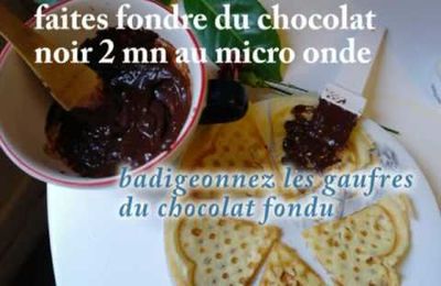 Gaufre croustillante au Chocolat