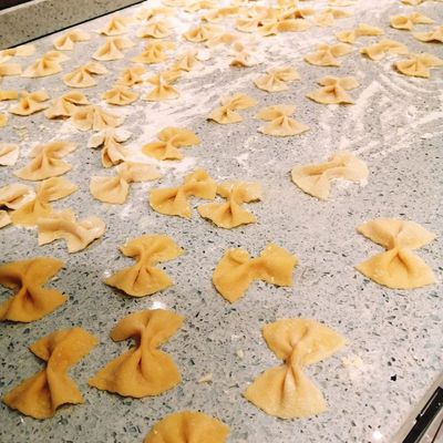 Pâtes fraîches : Farfalle Maison aux bons œufs frais