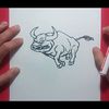 Como dibujar un toro paso a paso 3