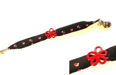 Bracelet Ma fleur rouge