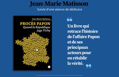 Agenda & Conférence : Procès Papon, quand la République juge Vichy par Jean-Marie Matisson Médiathèque Rémy Peyranne Castelnau-d'Estrétefonds