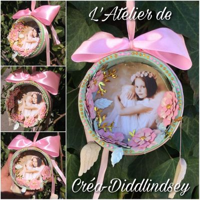  Une de mes dernières boules scultolyne décoré 