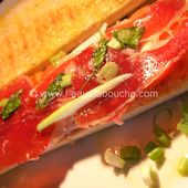 Sandwich Chaud Au Jambon Ibérique-Bocadillo Caliente Con Jamon Ibérico - L'Eau à la Bouche