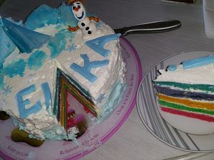 gâteau reine des neiges
