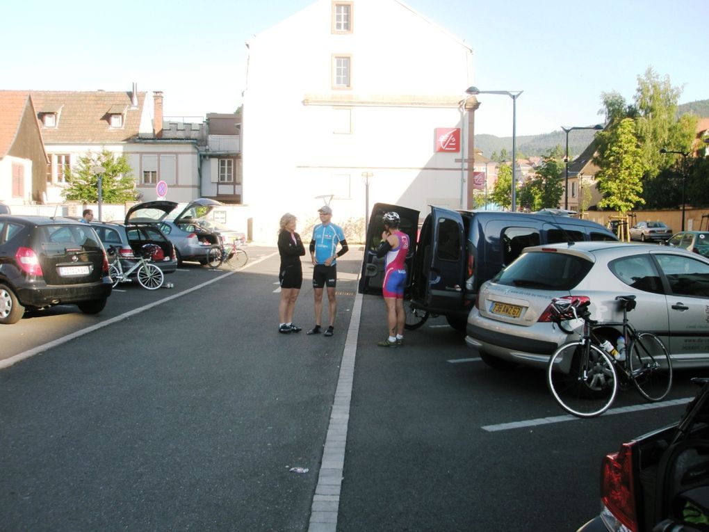 parcours de 110km, depart et arrivée à Niederbronn avec arret à Mouterhouse.