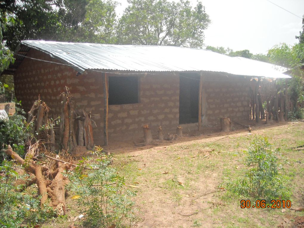 pour des activités génératrices de revenus:
- KUUBANAO:achat des tôles permettant de couvrir l'atelier boutique des Femmes du GIE JIRAAGAL
- Projet d'embouche ovine, MBONDY