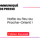 Halte au feu au Proche-Orient !