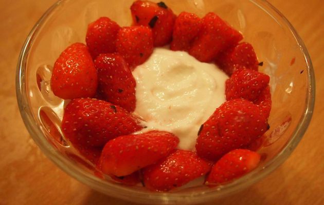 Le dessert : Chantilly aux petits Suisses