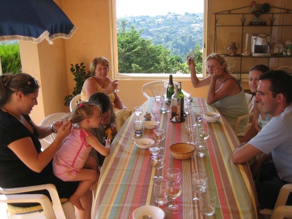 Pours les vacances, nous sommes allés retrouver toute la famille du côté de Nice.