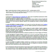 courrier SA 29-11-23 secrétaire général EPLE - Syndicat AetI-UNSA Académie Reims