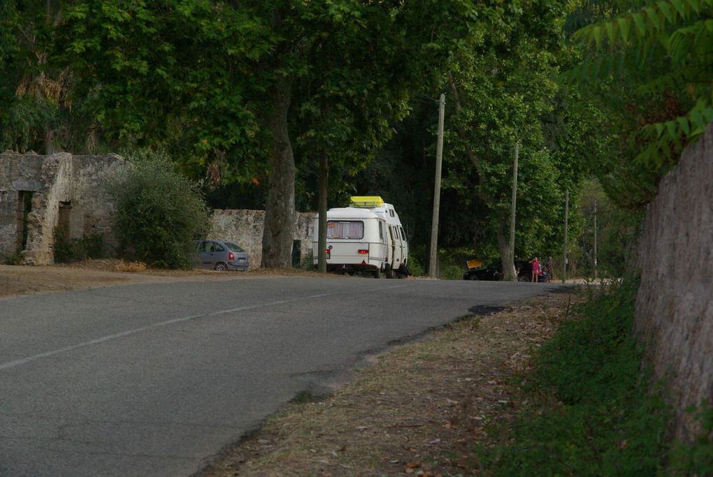 sur la route de coti-chiavari et coucher de soleil a coti-chiavari