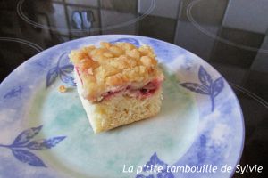 Crumble à la rhubarbe