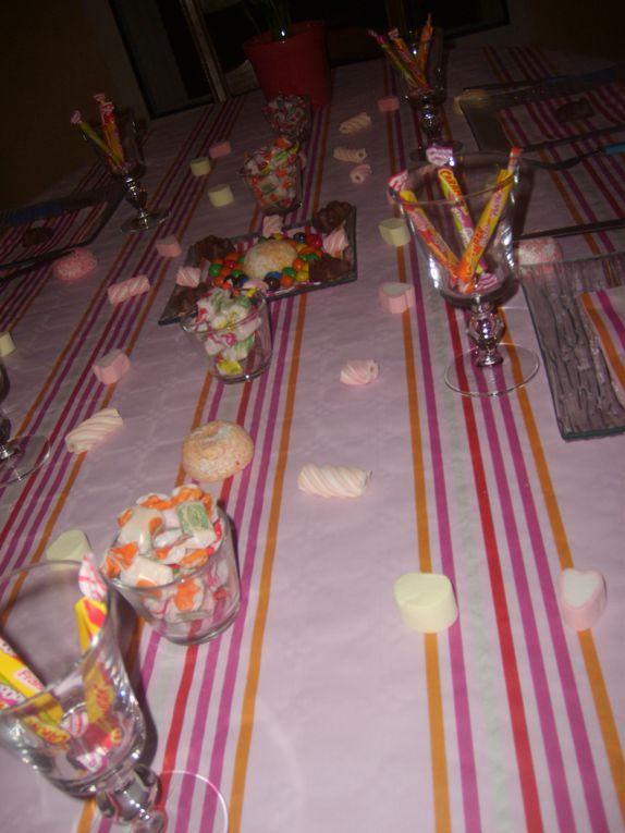 La table d'anniversaire des 4 ans de Célia et des 8 ans de Théophile ...