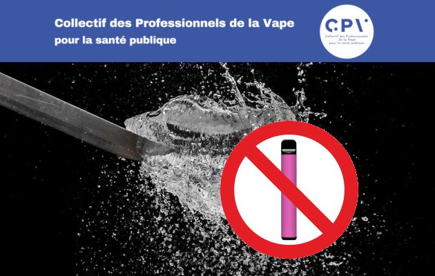 Pour le CPV, l'interdiction des puffs est un coup d'épée dans l'eau et une occasion manquée