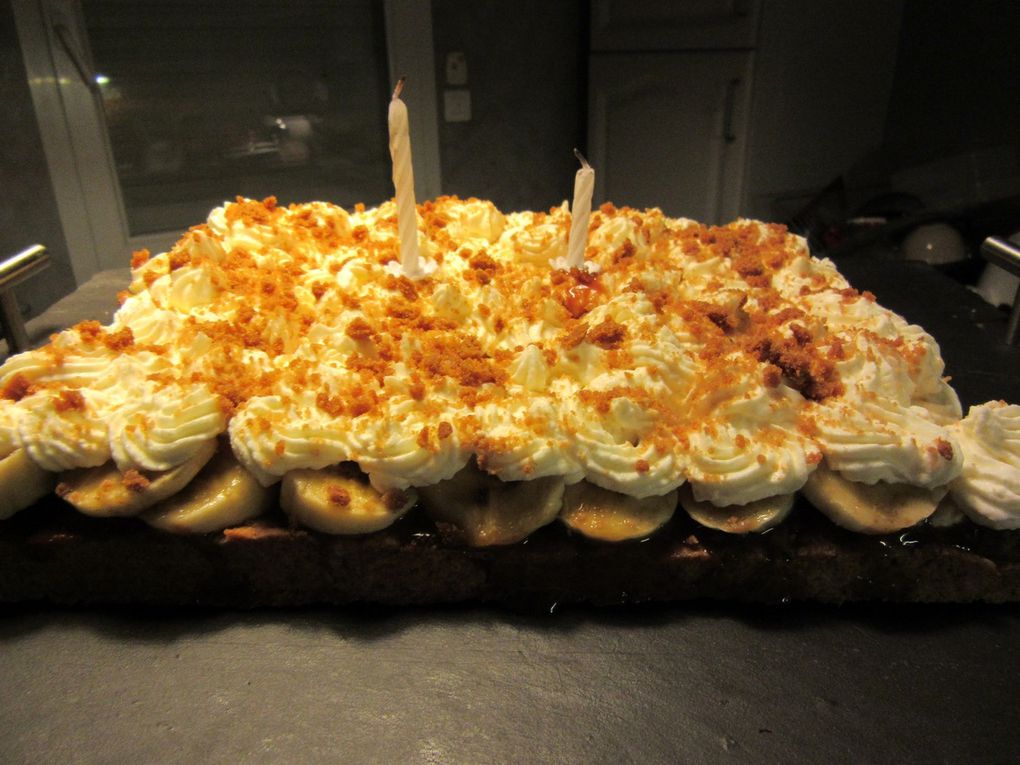 Banoffee pie ou tarte banane, caramel et chantilly (avec ou sans companion ou robot)