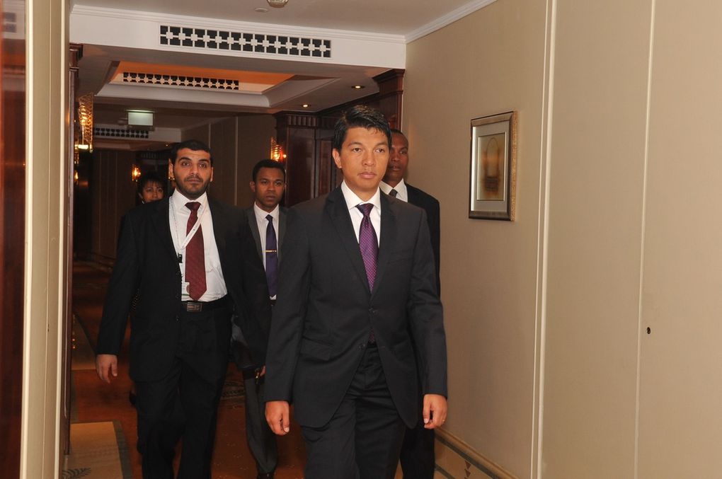 Le Président Andry Rajoelina au Forum Mondial de l'Energie 2012 à Dubaï, organisé par l'ONU. Photos: Harilala Randrianarison