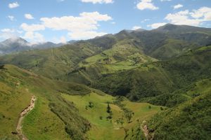 paysage de la Cordillère des Andes