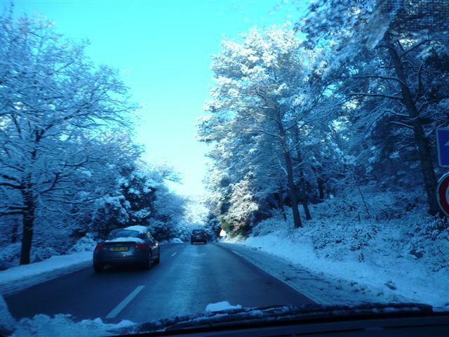 ANTIBES SOUS LA NEIGE