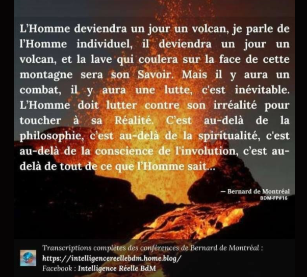 L HOMME volcan  A l Esprit qui danse