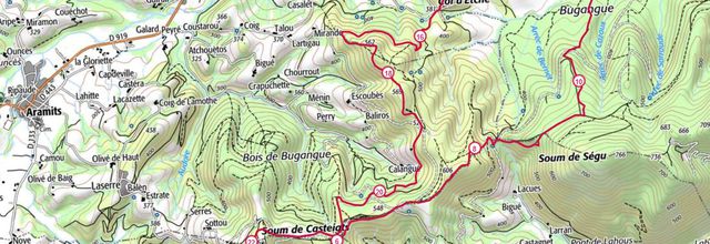 Arette 3 : trail de soum en soum - 25km 1380m+ au départ d'Arette