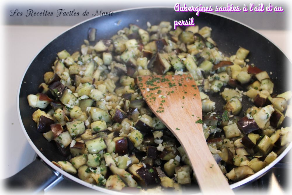 Aubergines Sautees