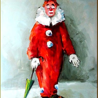 Clowns en peinture -  Rangi Sergio 
