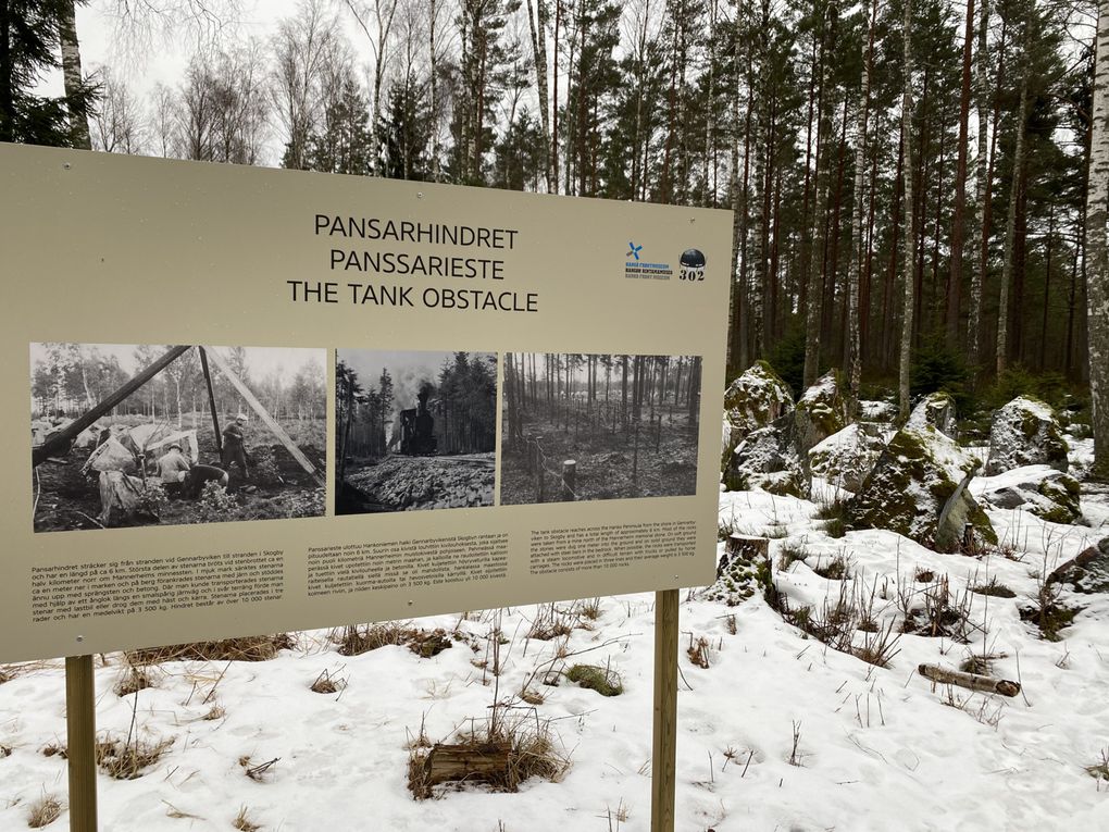 FI23 INF The Harparskog line, the bunker Irma and the tank obstacle