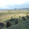 Isla de Pascua-Cimetiere de Moai-Rano raraku