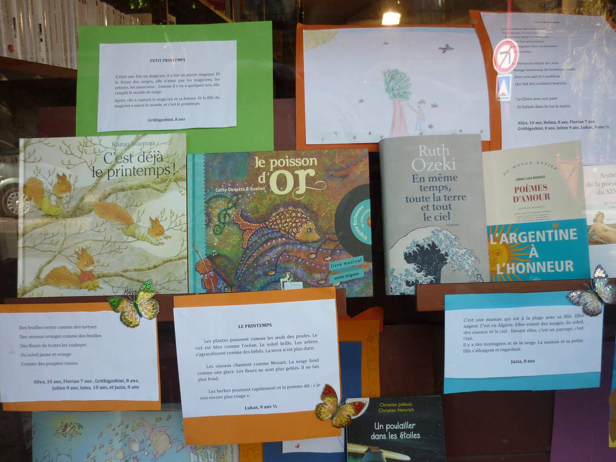 Album - Vitrine de la Librairie Temps-livres