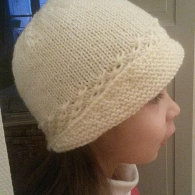 Tricoter un bonnet d'enfant : la cloche à ruban