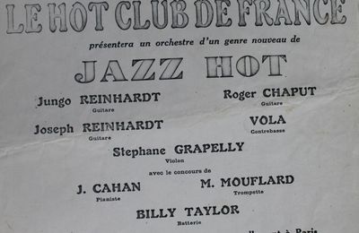 Premier concert du Hot Club de France