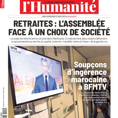 A la une de l'Humanité (06-02-23)