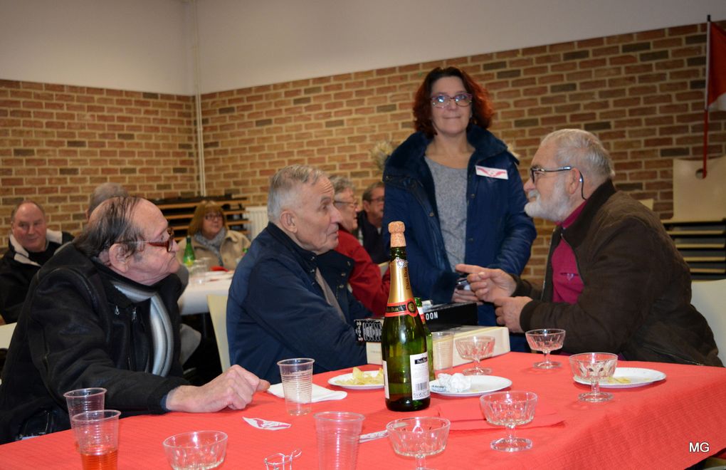 Présentation des voeux du Rassemblement Citoyen dans la salle Schmidt de la mairie d'Aniche le 26 janvier 2018.