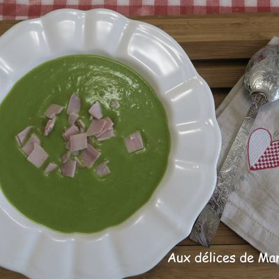 Velouté de petits pois au jambon, au Cookéo ou pas