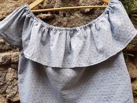 Coudre un Top Bardot - T-shirt à Volant - Tuto Couture DIY