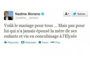 Tweet auto-censuré de Nadine Morano sur François Hollande : mais à quoi joue-t-elle ?