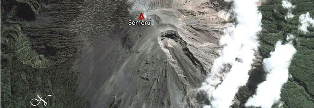 Actualité du Semeru, du Mauna Loa et du Kilauea.