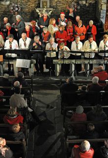 Les chorales en l'église de Coët-Bugat