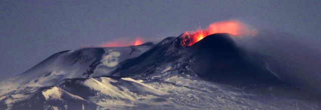 Activity of Etna, Sinabung, Merapi, and Klyuchevskoy.