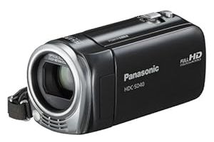 Panasonic HDC-SD40EG-K Full HD Camcorder (SD-Kartenslot, 17-fach opt. Zoom, 6,7 cm (2,7 Zoll) Display, Bildstabilisator) schwarz