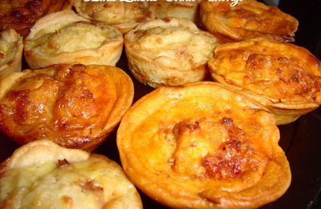 Minis quiches comté-chorizo de Caro...