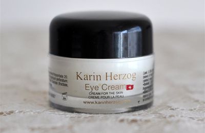 Karin Herzog et son Eye Cream,une belle découverte