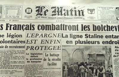 HISTOIRE : Il y a 80 ans, la Légion des volontaires français (LVF) combattait en UKRAINE aux côtés de l’Allemagne nazie