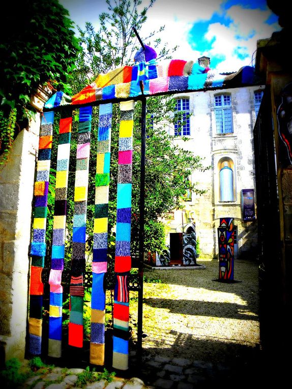 expo street art in Saintes, 17, France