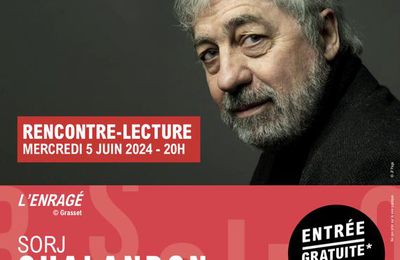 Espaces Culturels E.Leclerc - Festival Culturissimo : Sorj Chalandon présente L’enragé à Granville - 5 juin 2024 - 20h 