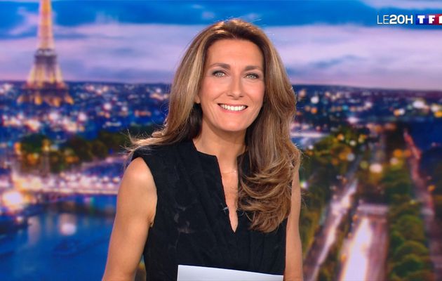 Anne-Claire Coudray Le 20H TF1 le 22.10.2021