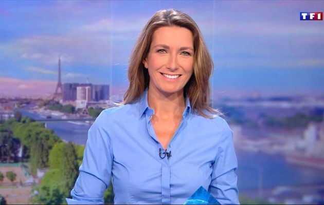 Anne-Claire Coudray JT 13H TF1 18.09.2016