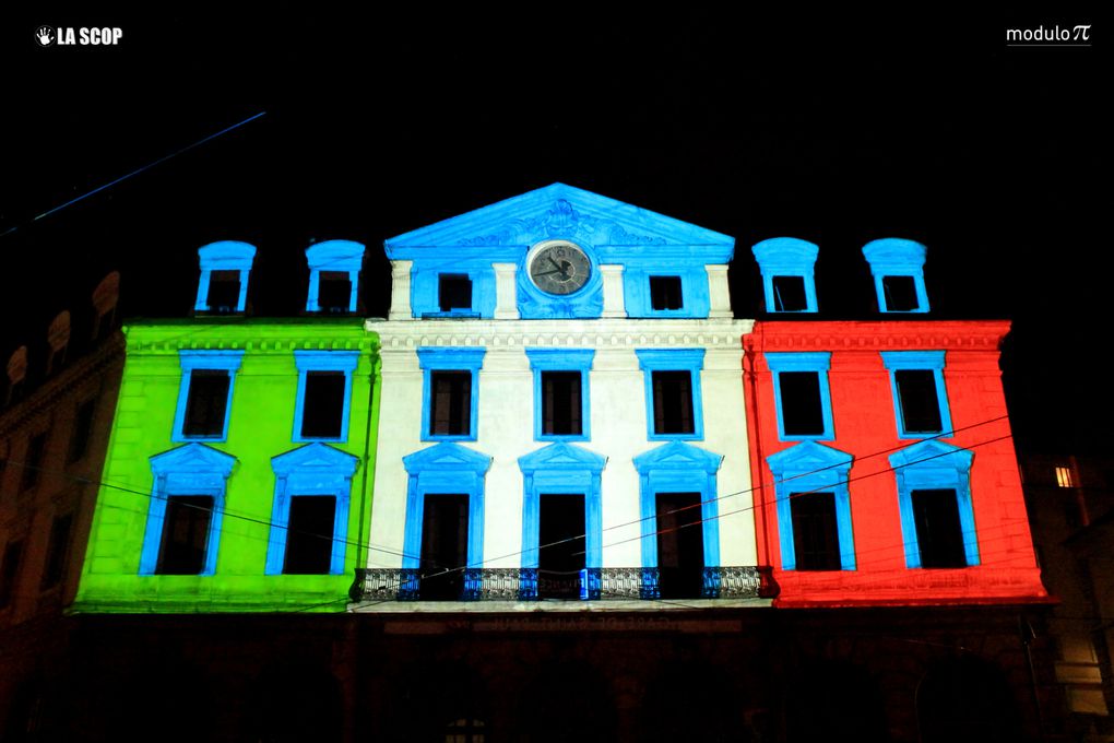 Lyon - du 8 au 11 décembre 2011 - Fête des Lumières - Installation Eclairage Public by La Scop en partenariat avec Modulo Pi