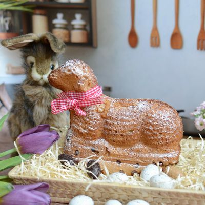 Lamele de Pâques aux pépites de chocolat