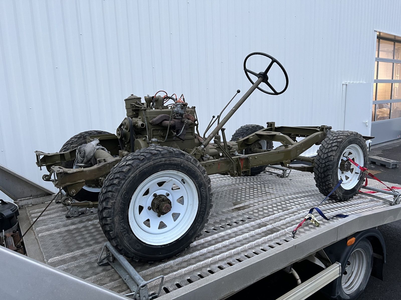 CROCHET DE REMORQUE ARRIERE WILLYS MB REPRO US, Chassis, JEEP